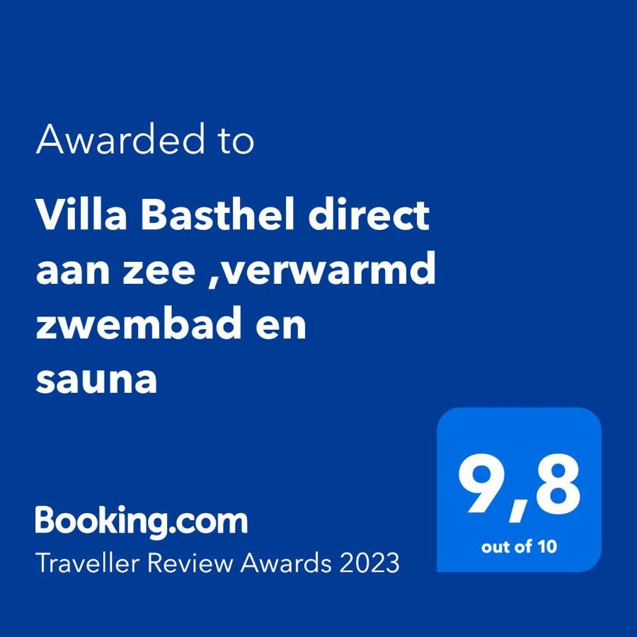 Villa Basthel Direct Aan Zee ,Verwarmd Zwembad En Sauna Barić Draga 外观 照片
